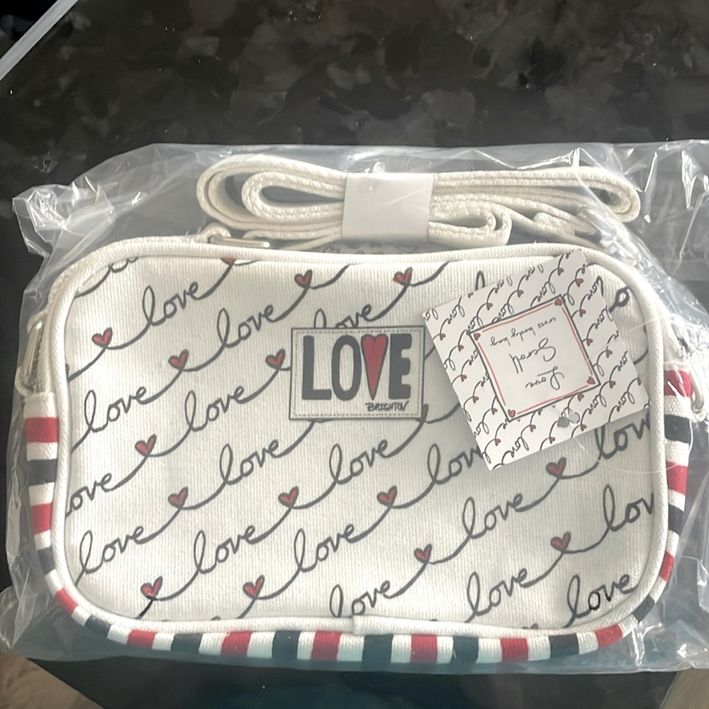 Brighton Love Scroll Crossbody Bag